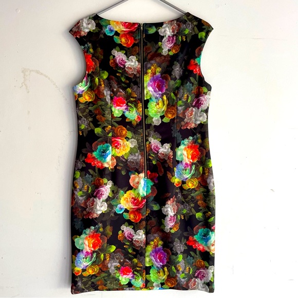 🌟Black floral dress - Picture 2 of 4